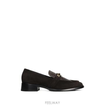 Sergio Rossi 26 FW ���������ν� Bitt croc effect panelled loafers B11750MFL455226 FW ���������ν� Bitt croc effect panelled loafers B