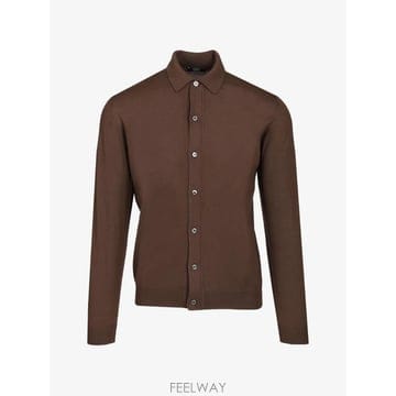 26 FW Fedeli 버튼 다운 폴로 칼라 스웨터 MU005881 TP456728353