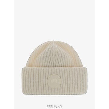 26 FW 캐나다구스 logo patch ribbed knit beanie hat 5109U0 TP45966