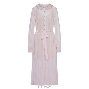 26 FW 셀프포트레이트 플리츠 주얼 드레스 RS26034MP TP459322346