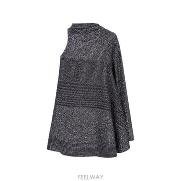 26 FW 미쏘니 시퀸 자수 비대칭 드레스 DS26WG30BC006R TP459668150