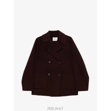 조셉 플라비아 더블 브레스티드 코트