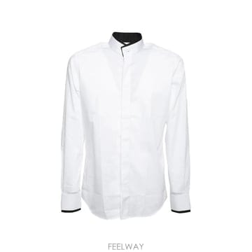 26 FW 칼라거펠트 더블 레이어드 칼라 셔츠 KM6051122552602 TP459320880