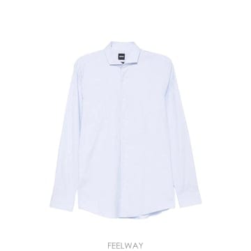 26 FW 보스 스프레드 칼라 긴소매 셔츠 50571349 TP459730349