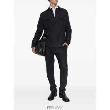 26 FW 일레븐티 flap pocket wool blend trousers and shirt jacket