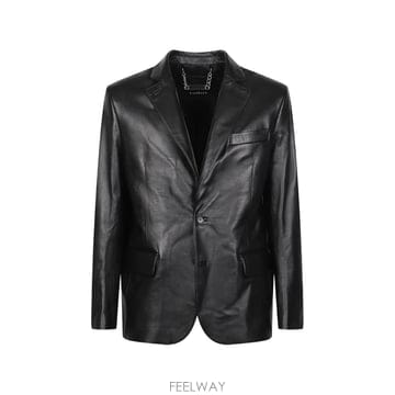 26 FW 리치몬드 레더 싱글 브레스티드 블레이저 RMA26110GCBG TP459665770