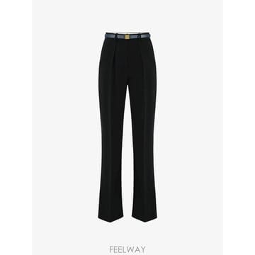 26 FW Elisabetta Franchi 벨트 와이드 팬츠 PA20766E2 TP458277674