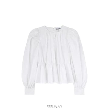 26 FW 가니 컴팩트 포플린 블라우스 A1040500 TP459664988