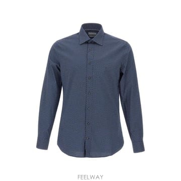 26 FW 마이클코어스 마이크로 패턴 슬림 핏 셔츠 MK0DS01721M249 TP459316792