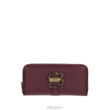 26 FW Just Cavalli 아이코닉 스네이크 로고 장식 지갑 81RA5PA1ZSA89 TP458275