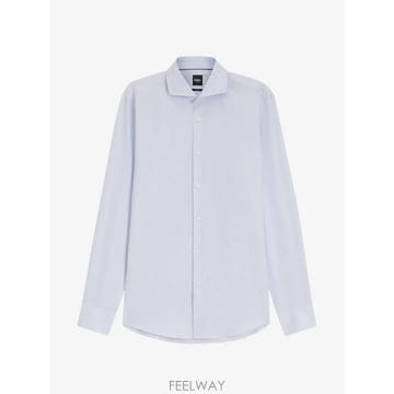 26 FW 보스 체크 패턴 긴소매 셔츠 50571438 TP459315859