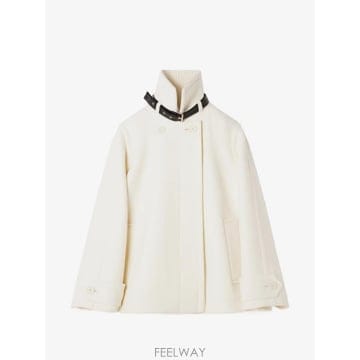 26 FW 랑방 버클 디테일 더블 브레스티드 코트 RWCO00224724A26 TP456705913