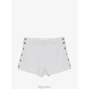 26 FW 비비안웨스트우드 엘르 스트라이프 프린트 쇼츠 1F01001GW01JM TP459729288