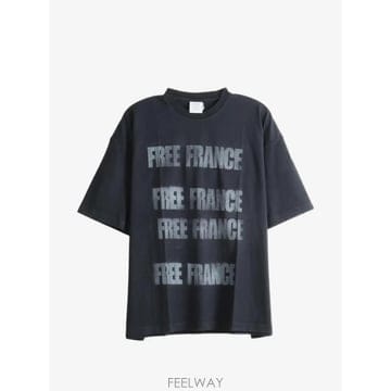 26 FW 베트멍 프리 프랑스 오버사이즈 티셔츠 MH27TR237B TP459313282