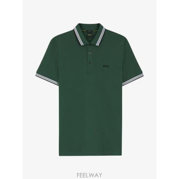 26 FW 보스 스트라이프 칼라 폴로 셔츠 50469055 TP457287554