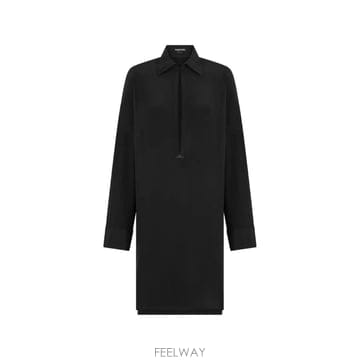 26 FW 톰포드 블랙 튜닉 드레스 AB3632FAX1703 TP458354056