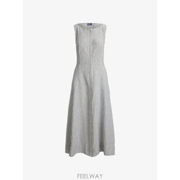 26 FW 폴로 랄프로렌 스트라이프 패널 리넨 드레스 211B17459001 TP455083006