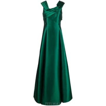 Alberta Ferretti 26 FW �˺���Ÿ�䷹Ƽ �ø��� ������ ���Ī �÷��� �̺�� �巹�� AEF232U04476625 TP457126 FW �˺���Ÿ�䷹Ƽ �ø��� ������ ���Ī �÷��� �̺�