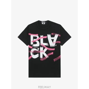 26 FW 꼼데가르송 그래픽 프린트 티셔츠 CBKTE1RT504XRBKX00L TP459660026