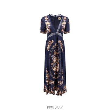 | Other Brand | 26 FW FARM Rio �÷η� ����Ʈ ���̽� Ʈ���� �ƽ� �巹�� 374253 TP45857496226 FW FARM Rio �÷η� ����Ʈ ���̽� Ʈ���� �ƽ� �巹��