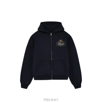 RHUDE 26 FW ��� Rhude Safari Crest zip up hoodie RHFW26HO14012 TP4526 FW ��� Rhude Safari Crest zip up hoodie RHFW26HO14
