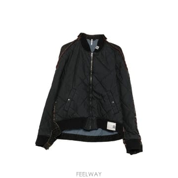26 FW 메종미하라야스히로 콤바인 퀼팅 데님 재킷 A17BL021 TP456687202