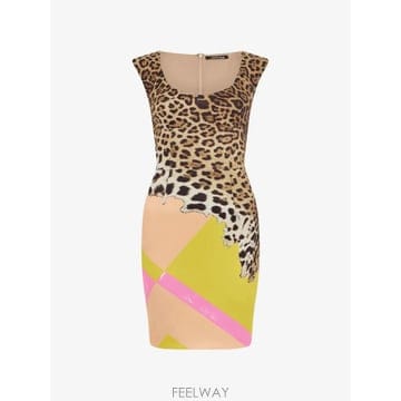 Roberto Cavalli 26 FW �κ����� ī�߸� �ִϸ� ����Ʈ �巹�� WQT134NBR33 TP45620949426 FW �κ����� ī�߸� �ִϸ� ����Ʈ �巹�� WQT134NBR33