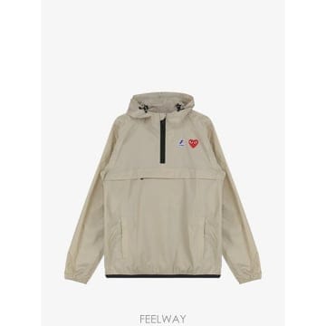 26 FW 꼼데가르송 X 케이웨이 로고 패치 윈드브레이커 후드티 FOJ502051 TP458451188