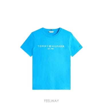 26 FW 타미힐피거 로고 프린트 코튼 티셔츠 WW0WW40276 TP458567837