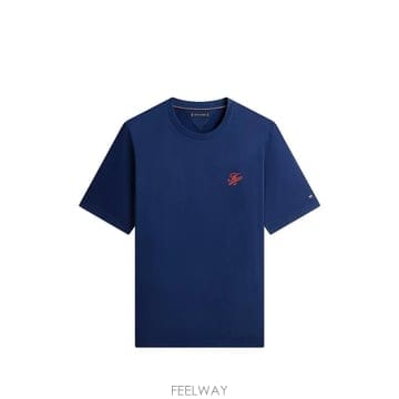26 FW 타미힐피거 플러스 로고 자수 티셔츠 MW0MW44069 TP458344054