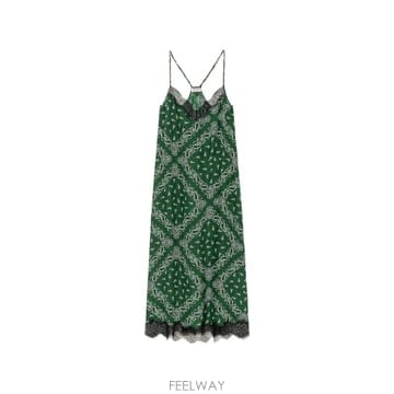 Zadig&Voltaire 26 FW ���غ��׸� ������ ��ũ �ݴٳ� �巹�� WWDR02703 TP45845049126 FW ���غ��׸� ������ ��ũ �ݴٳ� �巹�� WWDR02703