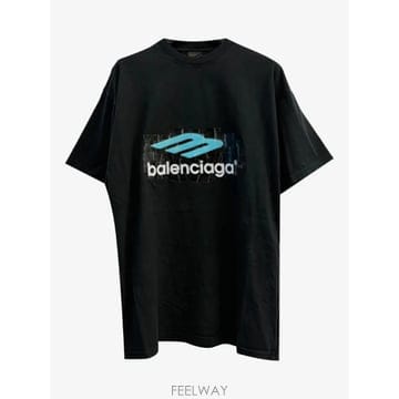 26 FW 발렌시아가 logo detail T shirt 850345TTVT4 TP459653165