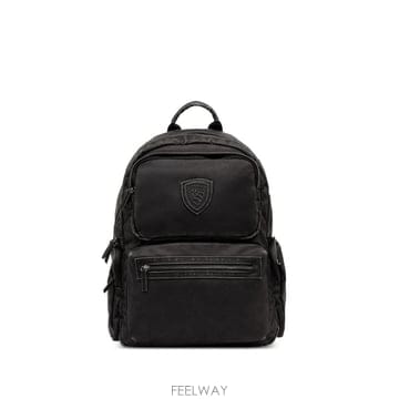 26 FW Blauer 로고 패치 지퍼 백팩 F6GKB01TAL TP459652216