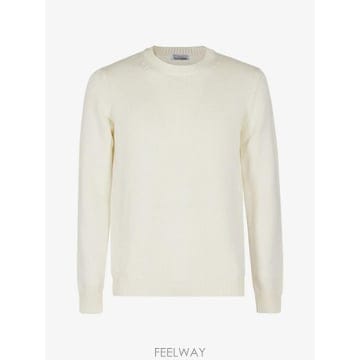 26 FW Roberto Collina 크루 넥 골지 트리밍 스웨터 263MYB02001099 TP45695