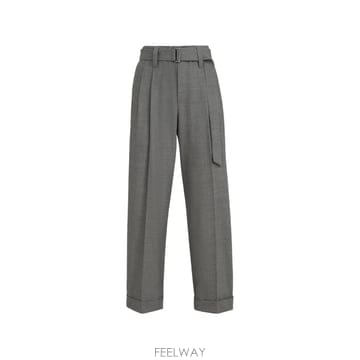 26 FW 브루넬로 쿠치넬리 트로피컬 럭셔리 울 배기 핏 사토리얼 팬츠 M0W07P8995C010 TP455