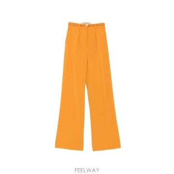 26 FW Elisabetta Franchi 벨트 플리츠 디테일 팬츠 PA20766E2 TP459012729
