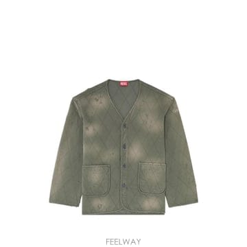 26 FW 디젤 디스트레스드 퀼팅 라이너 재킷 A226860KNCP TP459339073