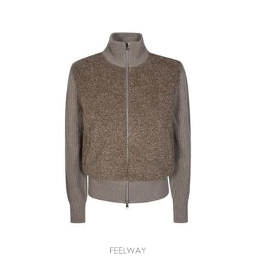 26 FW 에르노 리조트 부클레 패널 골지 니트 가디건 MC00045DR70188 TP455871963