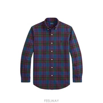 26 FW 폴로 랄프로렌 타탄 프린트 버튼 다운 셔츠 710B30157001 TP458262597