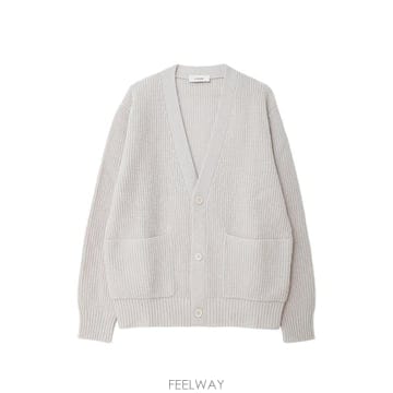 26 FW 라르디니 골지 니트 패치 포켓 가디건 ACLMML470AC67036 TP459335984