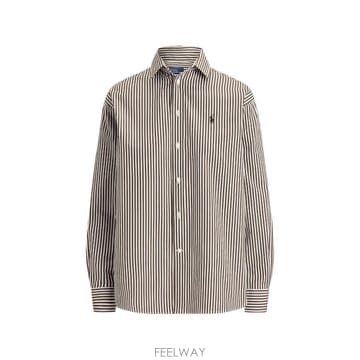 26 FW 폴로 랄프로렌 스트라이프 코튼 셔츠 211910743510 TP459649515