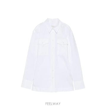 26 FW 아미 핀스트라이프 벨트 셔츠 FSH865CO0248 TP459649355