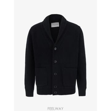26 FW Roberto Collina 숄 칼라 골지 니트 가디건 263MYB19212 TP459334660