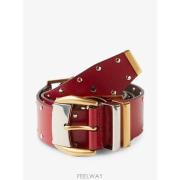 26 FW 베르사체 스터드 레더 벨트 4cm 10253641A18495 TP457227437