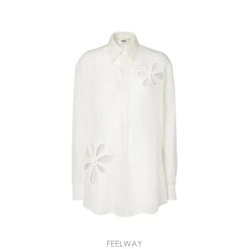 26 FW 펜디 플라워 아플리케 셔츠 FS8355AW9P TP458331172