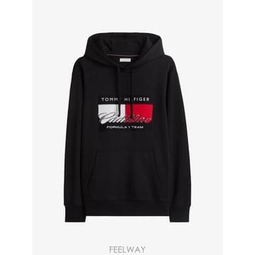 26 FW 타미힐피거 X 캐딜락 포뮬러 1 팀 로고 패치 후드티 MN0MN00119 TP458255750