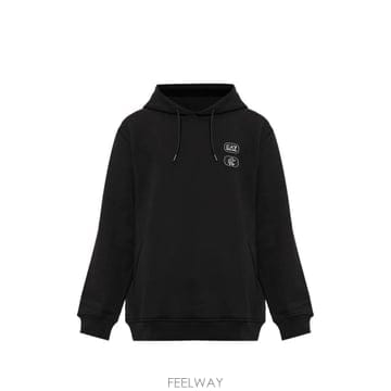 26 FW 이에이세븐 로고 패치 후드티 7M002123AF21330 TP458255700