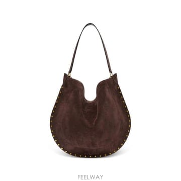 26 FW 이자벨마랑 오스칸 호보 소프트 스웨이드 카프스킨 숄더 백 PP0200FAB2C03M TP45964