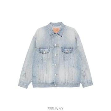 26 FW 발렌시아가 버튼 데님 재킷 861410TTWB1 TP456316102