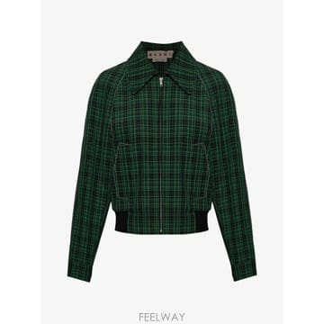 26 FW 마르니 체크 울 혼방 재킷 JKMA0425ILUTWA60 TP458320851